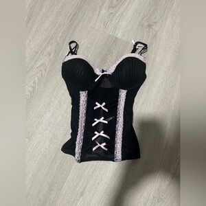 y2k charlotte russe corset top